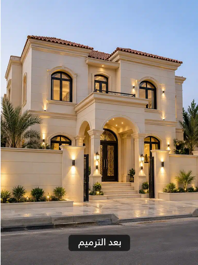 المساحة بعد الترميم والتطوير في جدة