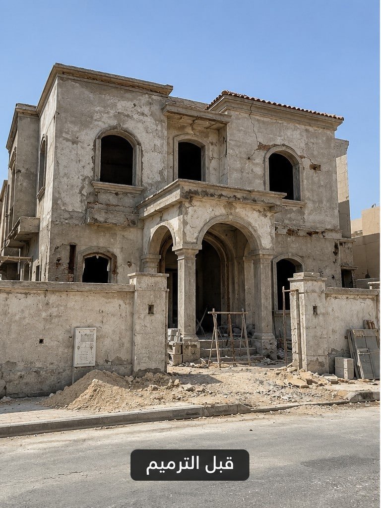 المساحة قبل الترميم في جدة