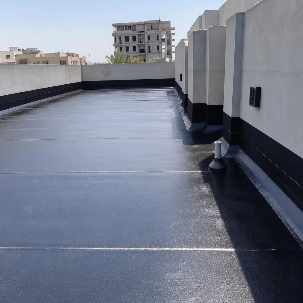 العلاقة بين الخدمة وبقية أعمال المشروع — تفاصيل تنفيذ عزل مبنى واقعية في جدة
