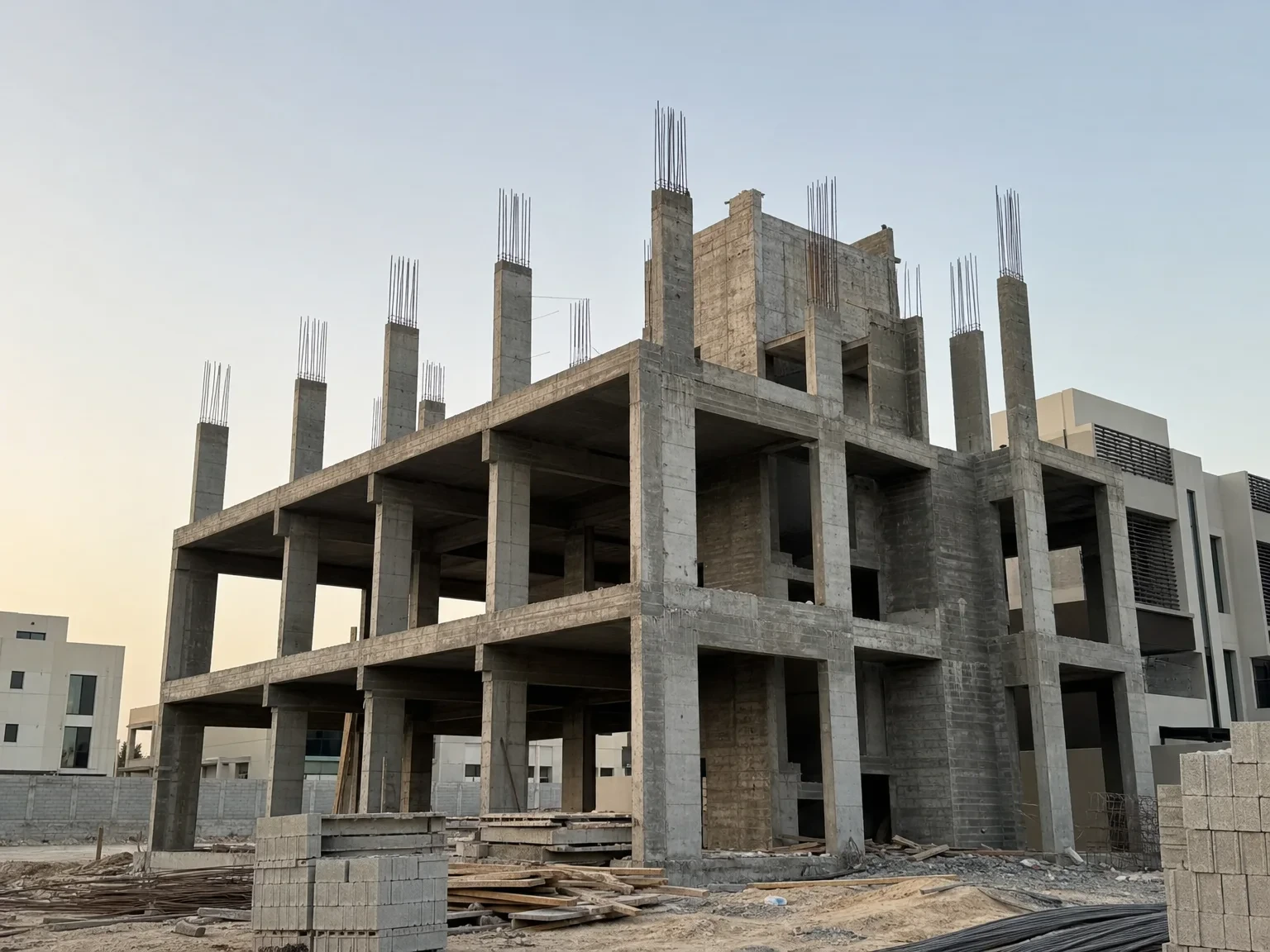 كيف تبدأ أعمال مقاول عظم جدة في جدة؟ — هيكل خرساني سعودي تحت التنفيذ